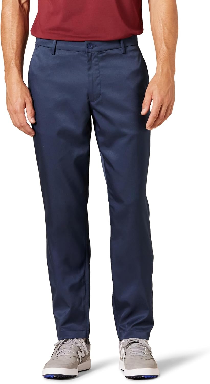 Amazon Essentials Men’s Athletic-Fit Moisture-Wicking Stretch Golf Pants with Active Waistband (Available in Big & Tall)