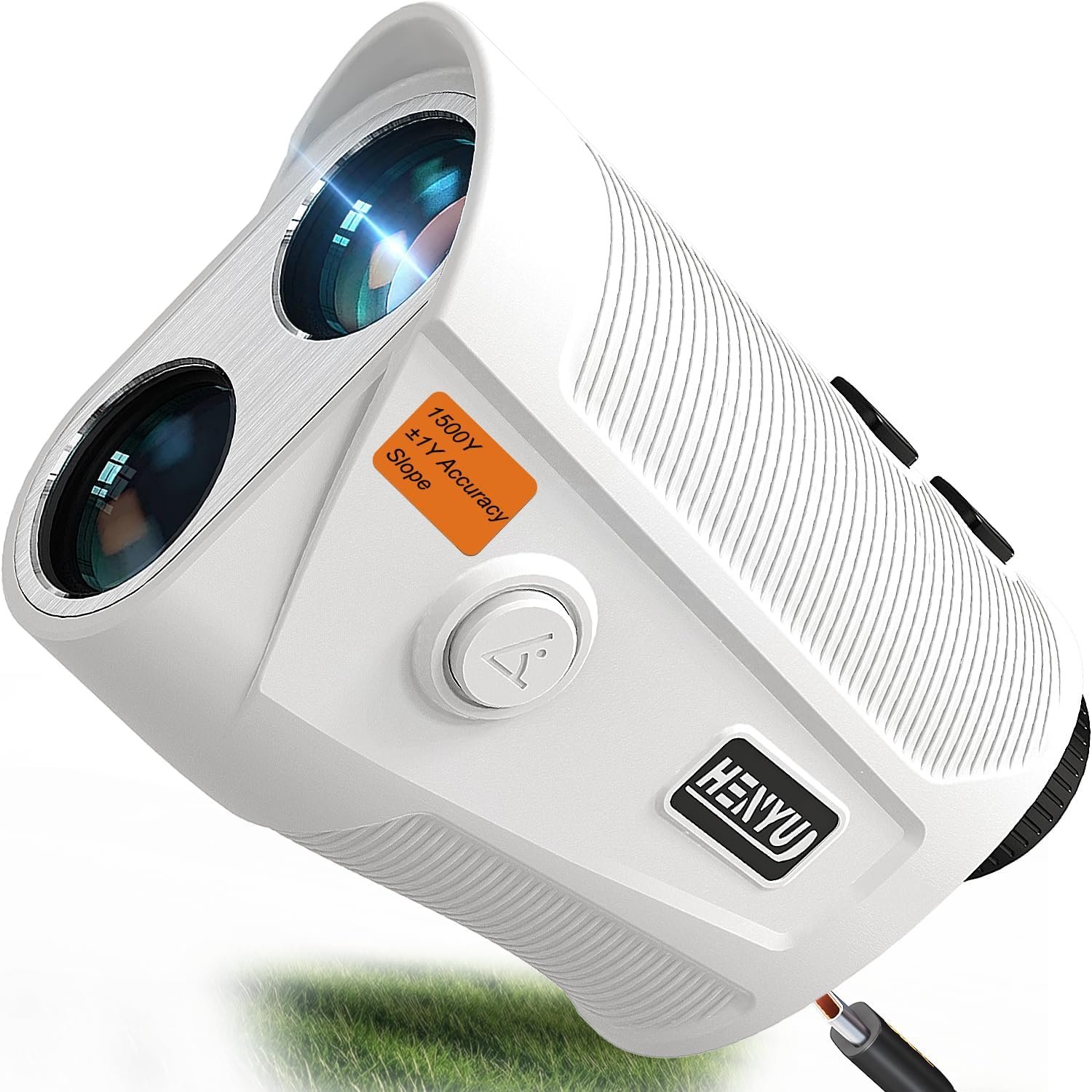 Golf Rangefinder with Slope 1500 Yards | Laser Range Finder with Magnetic Mount, Flag Lock Vibration & 7X Magnification