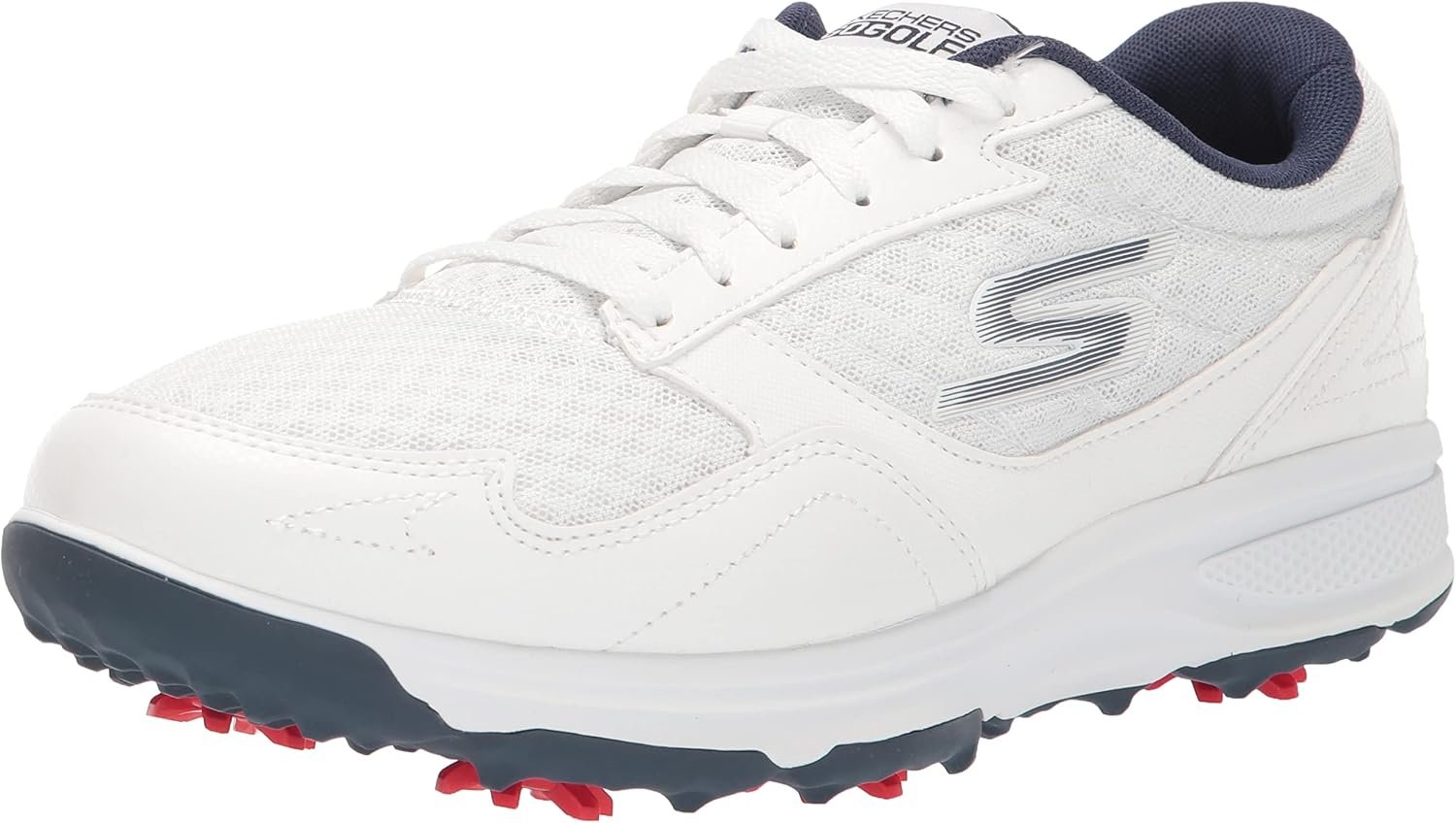 Skechers Mens Men’s Torque Sport Fairway Relaxed Fit Spiked Golf ShoeSneaker