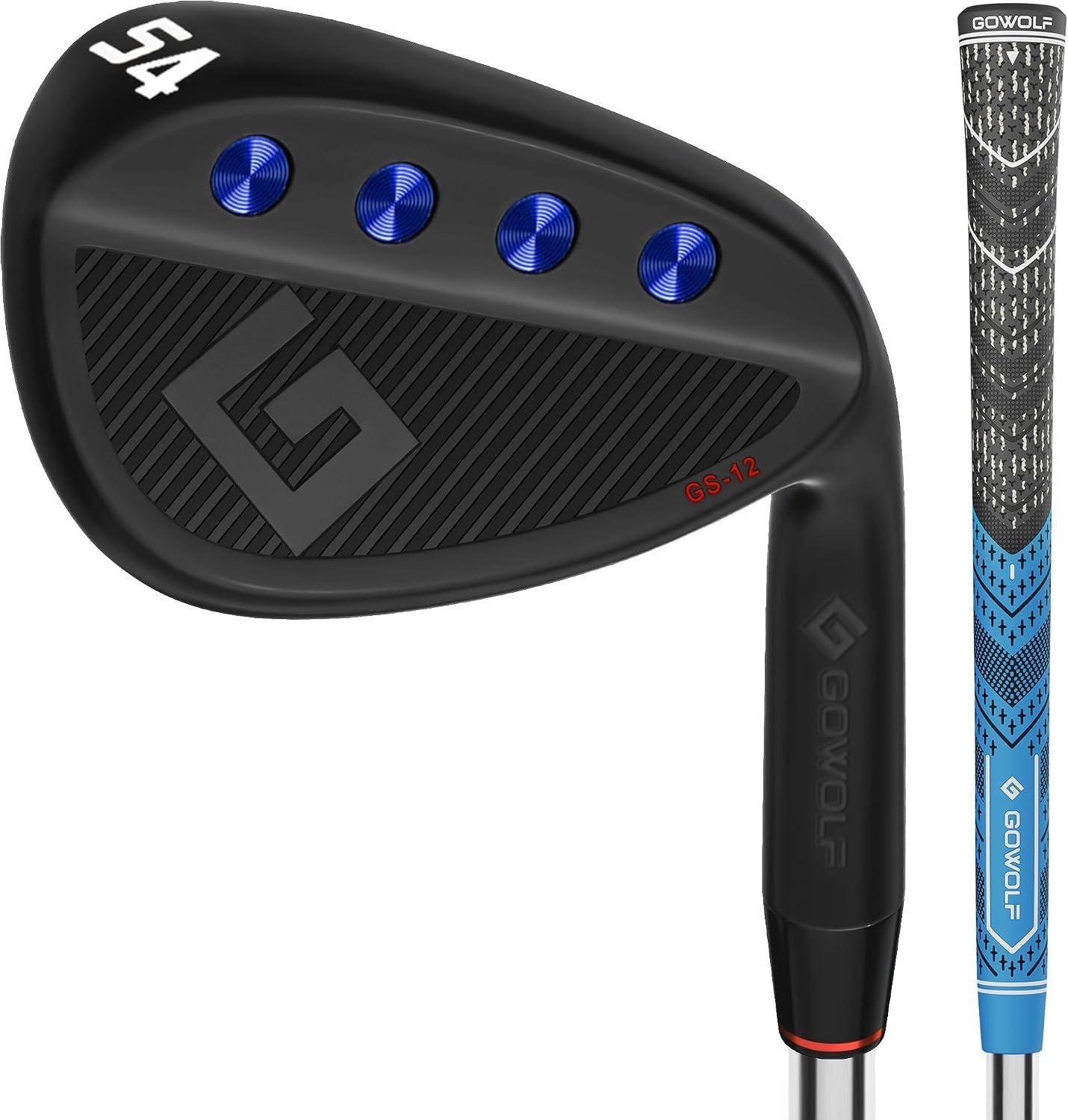 Gowolf Premium Forged Full Face Golf Wedges 50/52/54/56/58/60/69 Degree Individual or Set for Men, Right Hand Gap Wedge Sand Wedge Lob Wedge, Golf Clubs CNC Milled Face for More Spin – Great Golf Gift