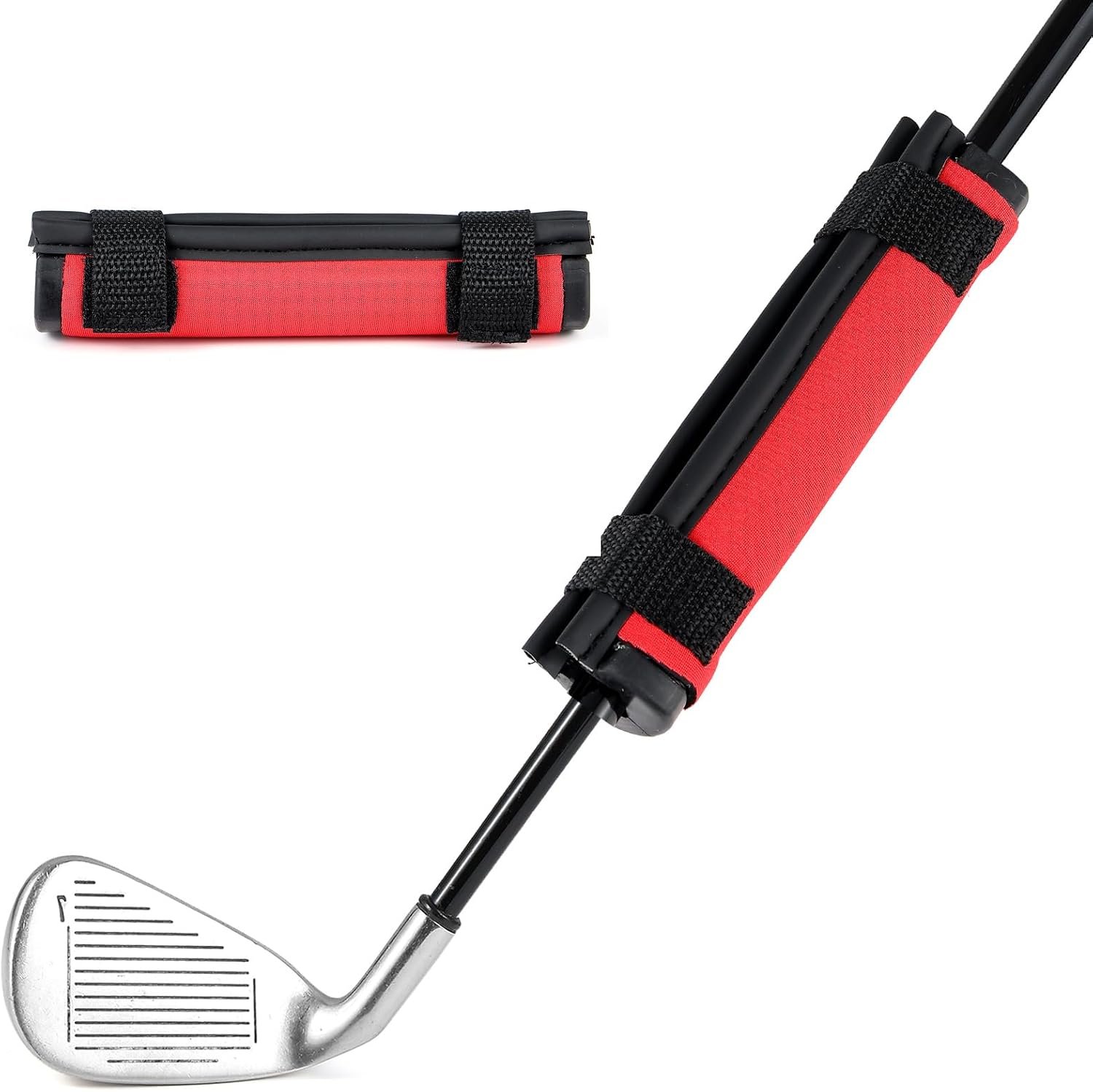 Golf Weighted Club Training Aid Clip – Increase Club Head Weights and Use as Warm-Up Stick Speed Trainer for Enhanced Swing Performance – Ideal for Golf Club Weights, Golf Accessory Equipment Tool