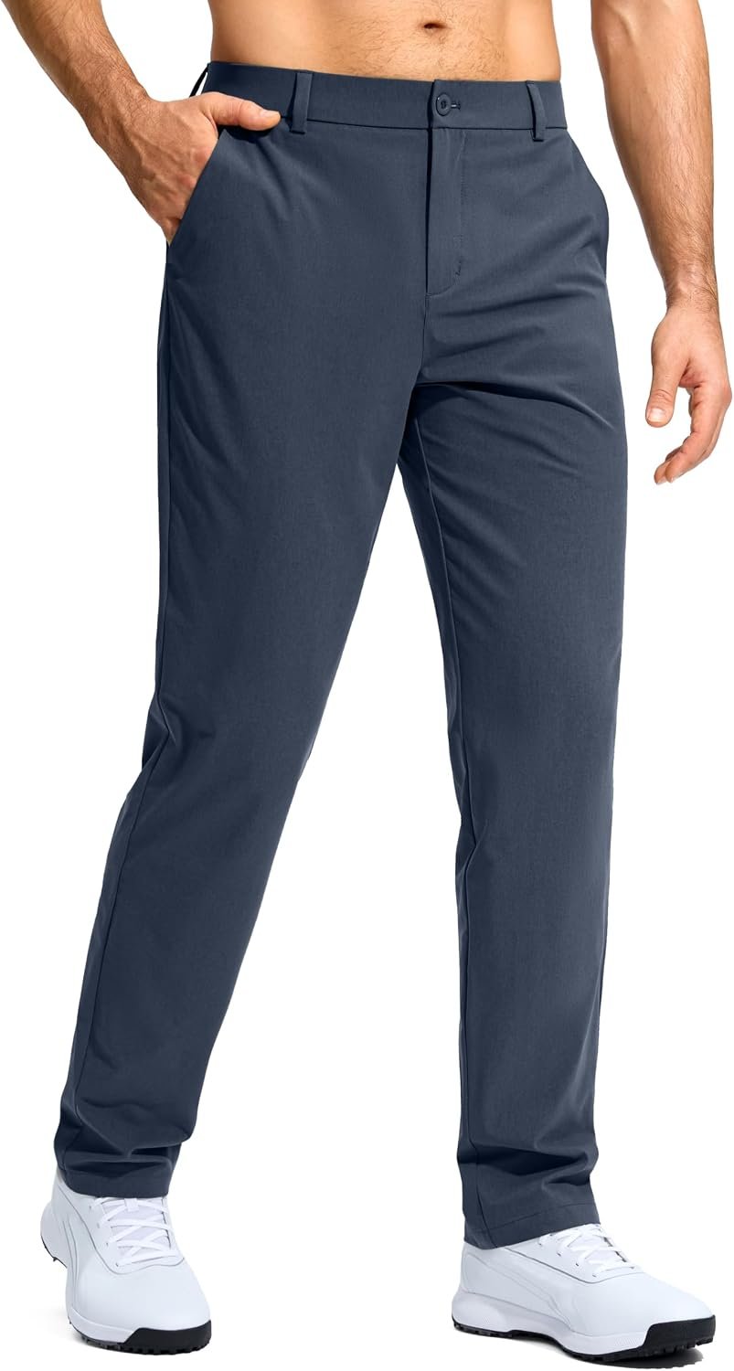 G Gradual Mens Golf Pants Stretch Dress Casual Pants 30″/32″/34″ Lightweight Work Travel Slacks for Men with 4 Pockets