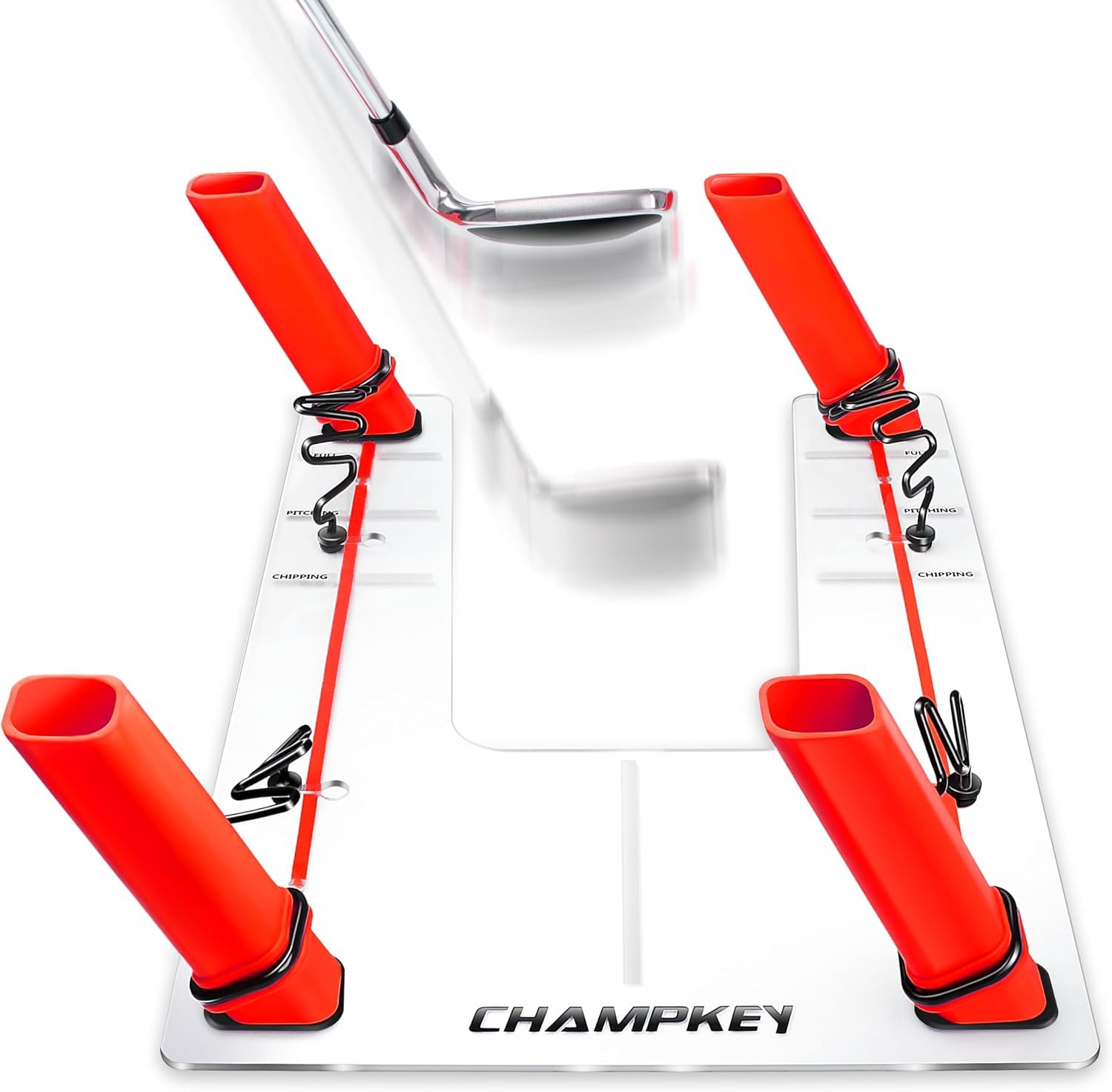 CHAMPKEY Magnetic Golf Swing Trainer – Swing Plane Training Aid – Improve Swing Accuracy and Skills for Indoor and Outdoor Training