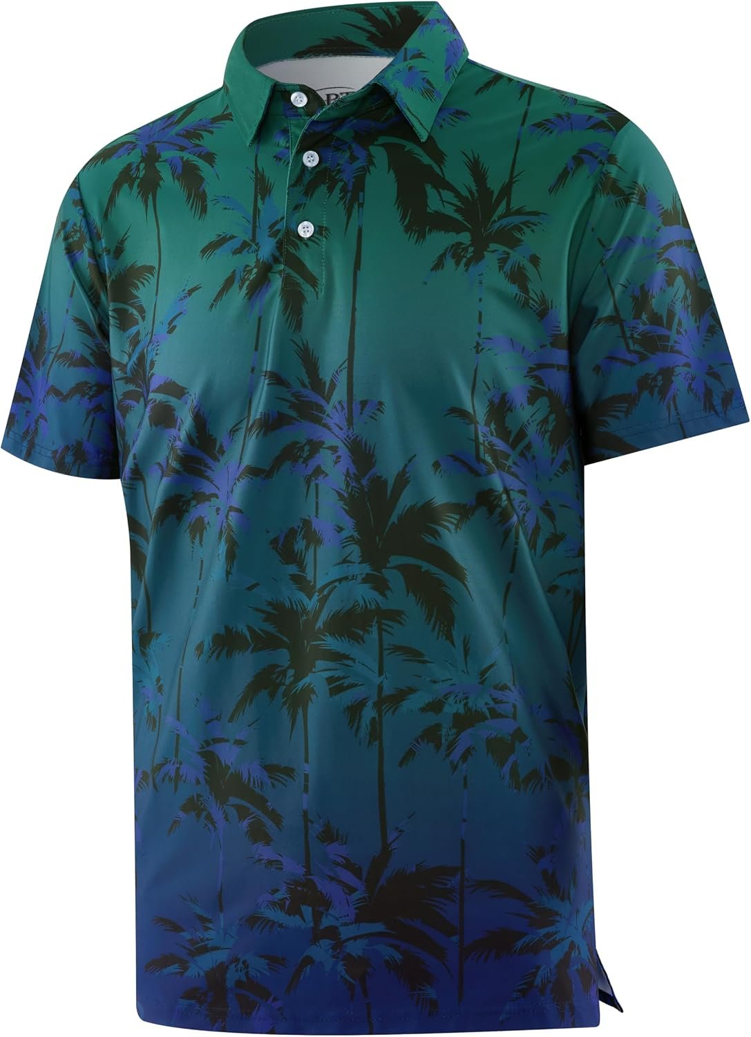 APTRO Mens Hawaiian Polo Shirts Short Sleeve Quick Dry Golf | Tropical floral print, moisture wicking & 4-way stretch fabric, regular fit, beach, summer, casual stylish