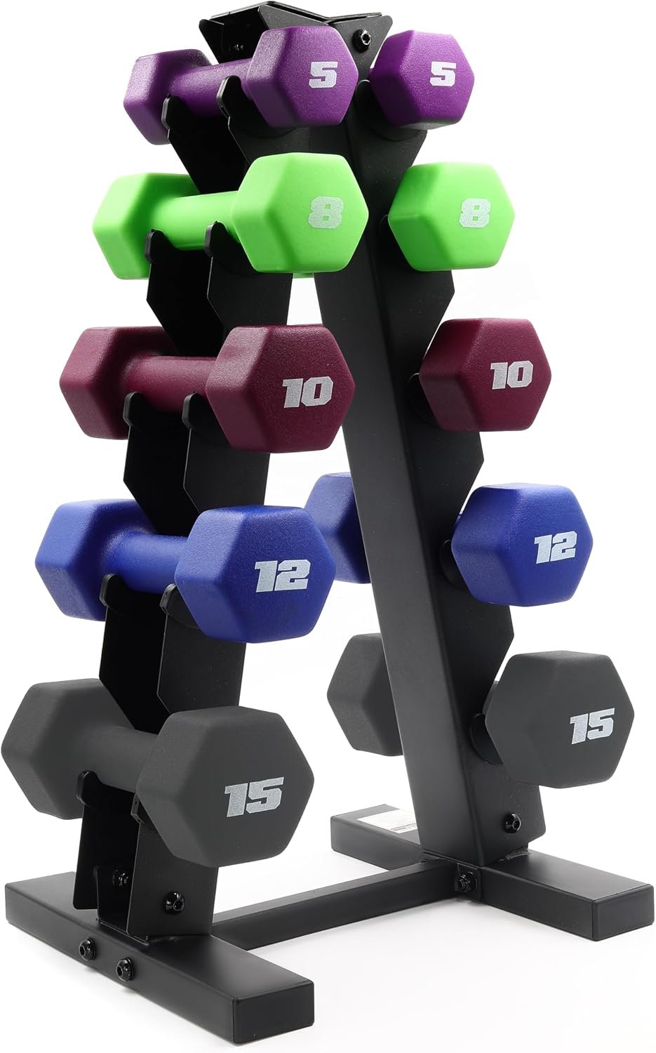 CAP Barbell Neoprene Dumbbell Weights Pairs & Sets | Color Series
