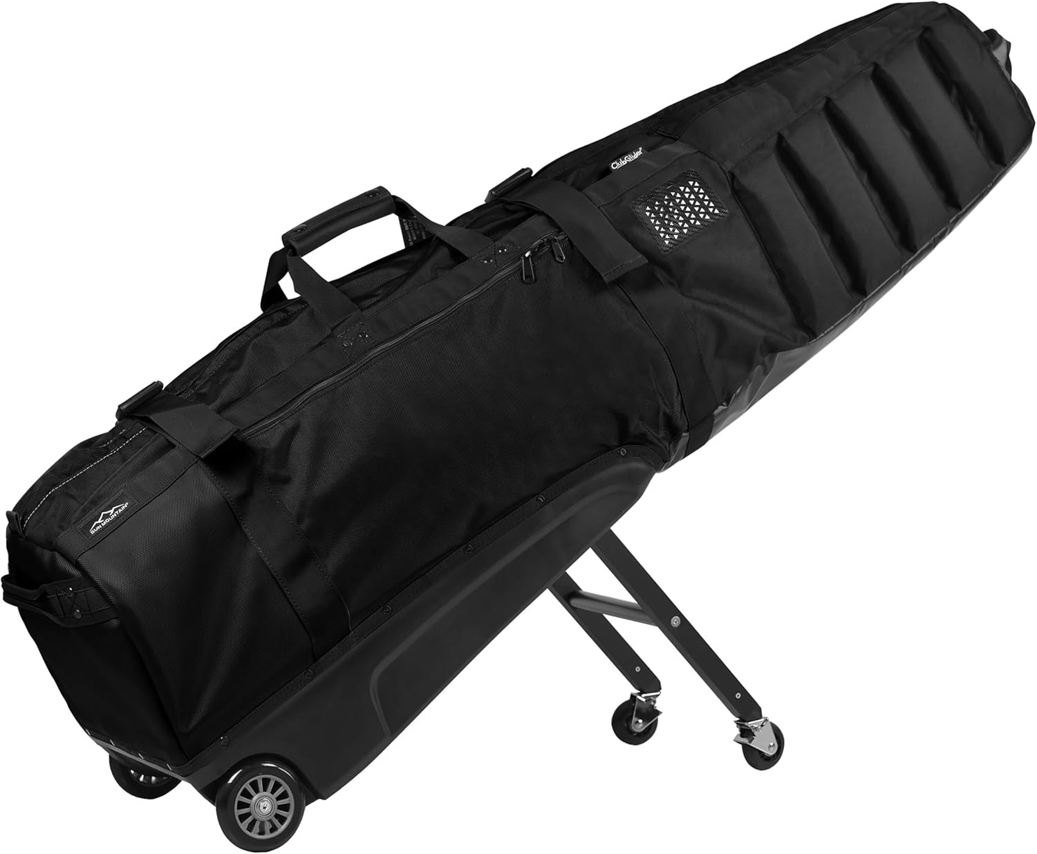 Sun Mountain ClubGlider Meridian Golf Travel Bag, 4-Wheel Rolling Retractable-Leg System