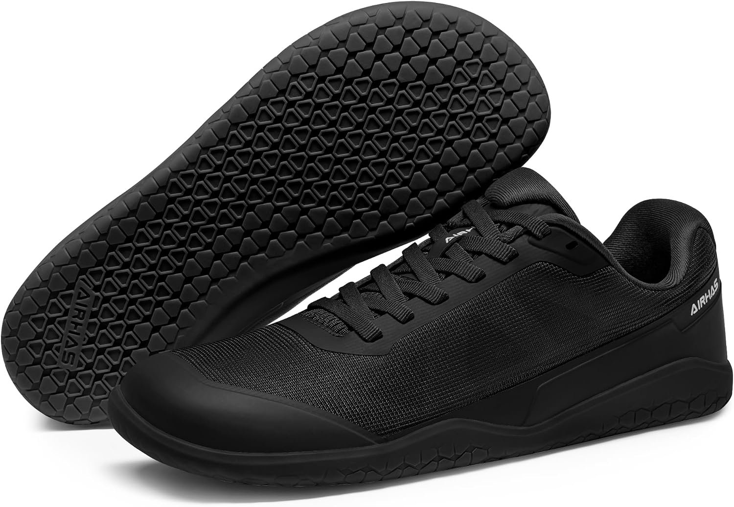 AIRHAS Men’s Barefoot Training Shoes Zero Drop Minimalist Sneakers Anatomical Toe Design for Weightlifting and Fitness
