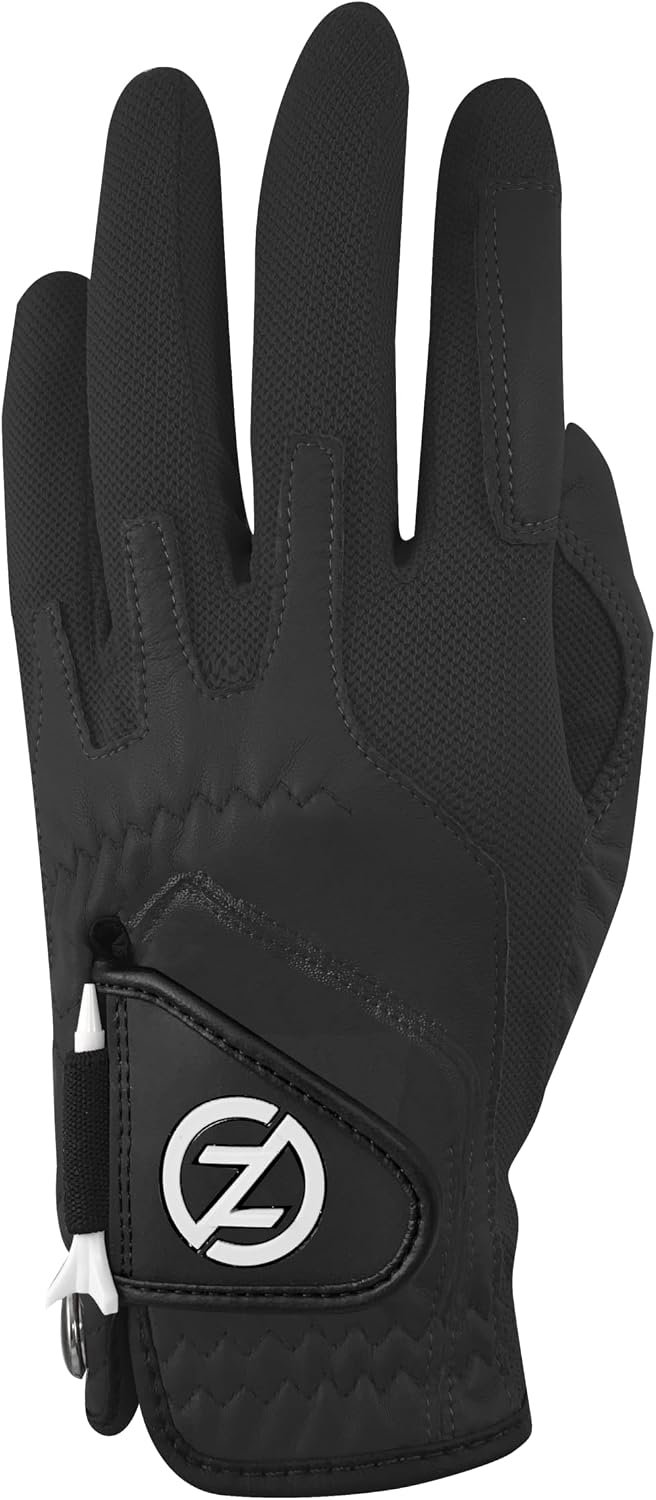 Zero Friction Men’s Cabretta Elite Golf Gloves, Universal-Fit