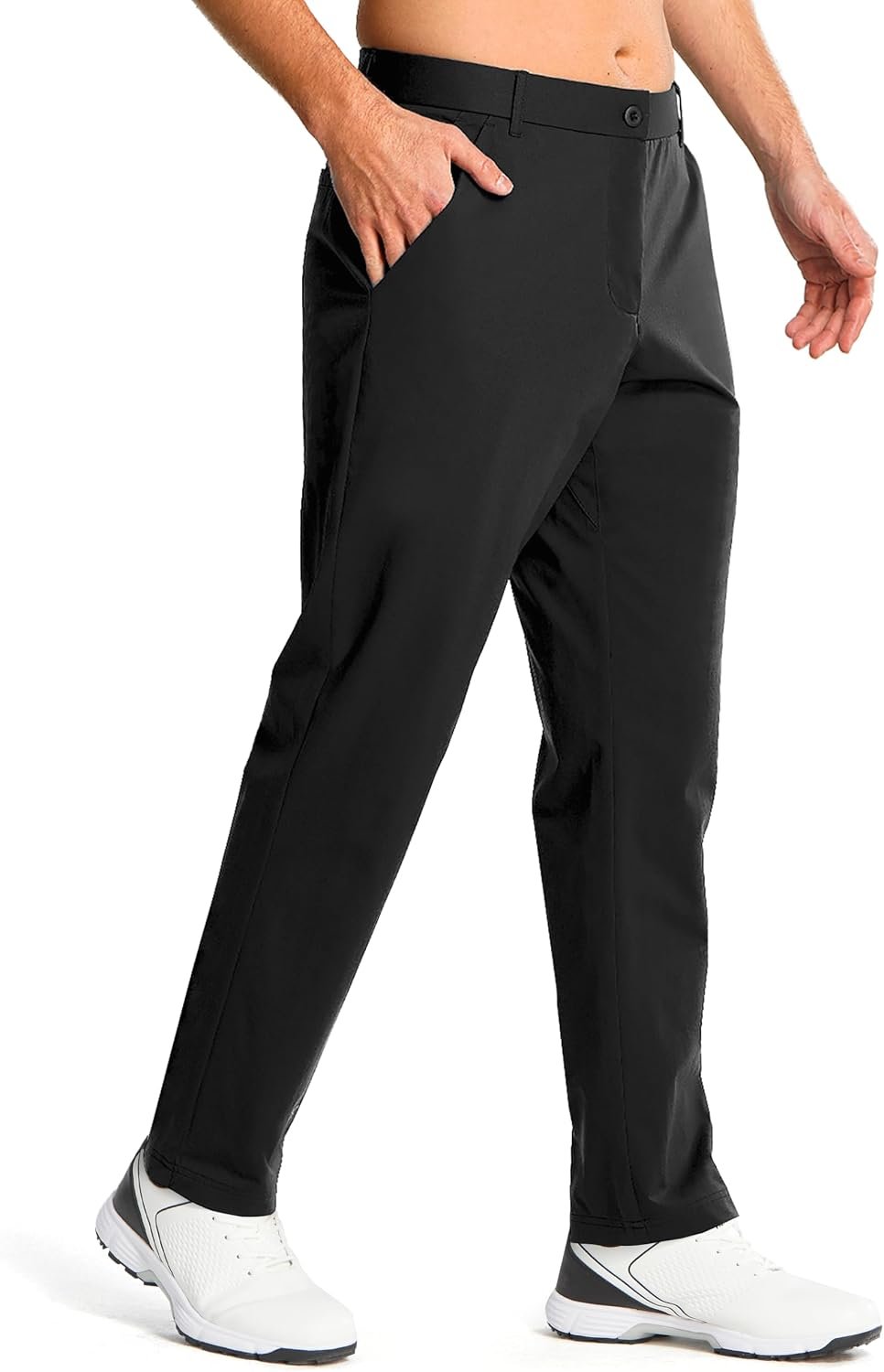 NORTHYARD Men’s Golf Pants Stretch Work Dress Pant 30″/32″/34″ Quick Dry Lightweight Casual Flat Front Trouser with Pockets