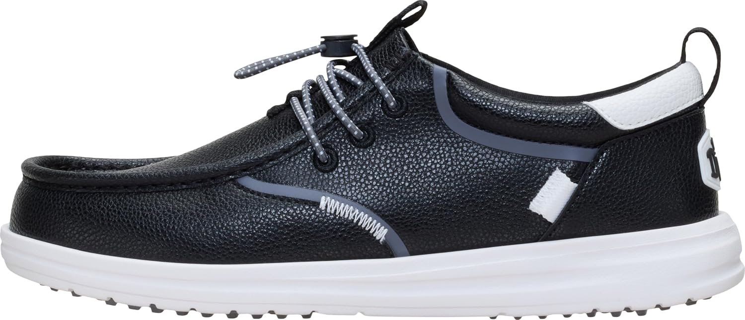HEYDUDE Men’s Wally Golf Classic TG Slip On Shoe | Lightweight Spikeless Golf Shoe | Flexible Traction | Easy On Fit