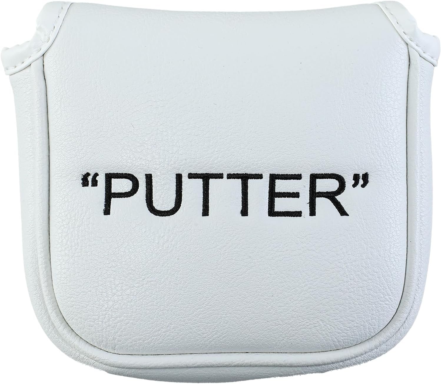 ZEETY Mallet Putter Cover, Golf Mallet Putter Headcover, Golf Club Cover | PU Leather, Magnetic Closure, Soft Protective Lining, Fits Most Mallet Putters