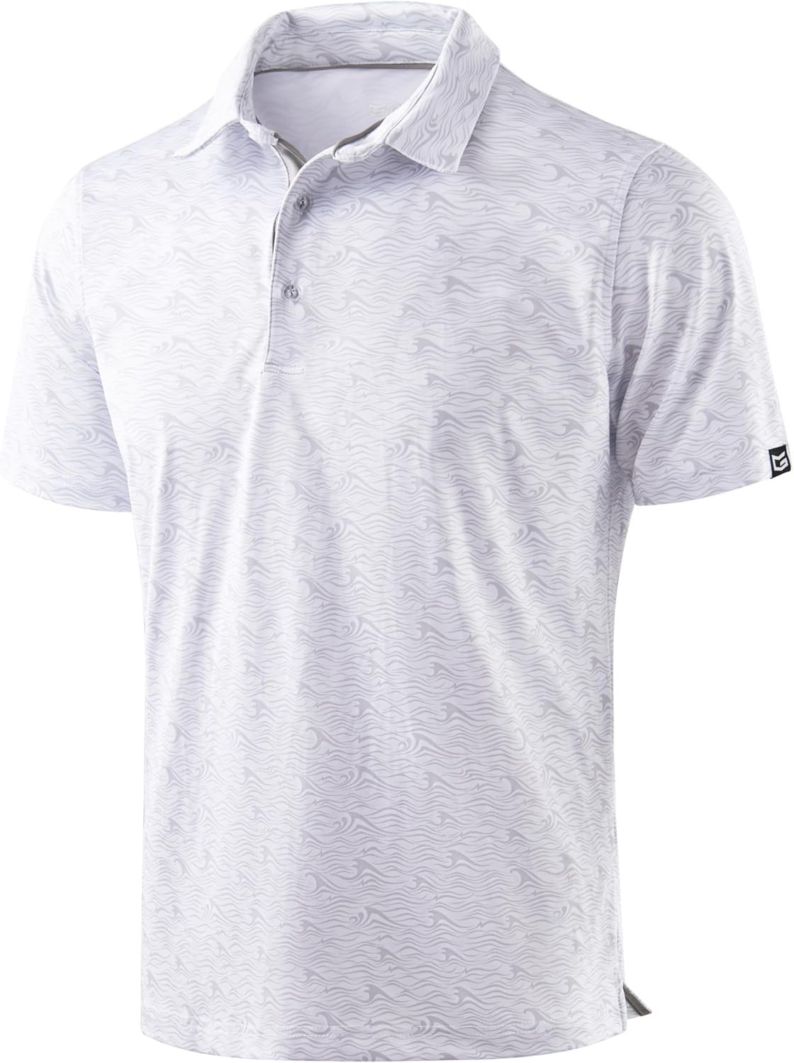 G Gradual Men’s Golf Shirt Short Sleeve Print Polo Shirts for Men | Dry Fit, Breathable, Lightweight, Stretchy, Soft, Moisture Wicking, Comfort, Collared, Casual