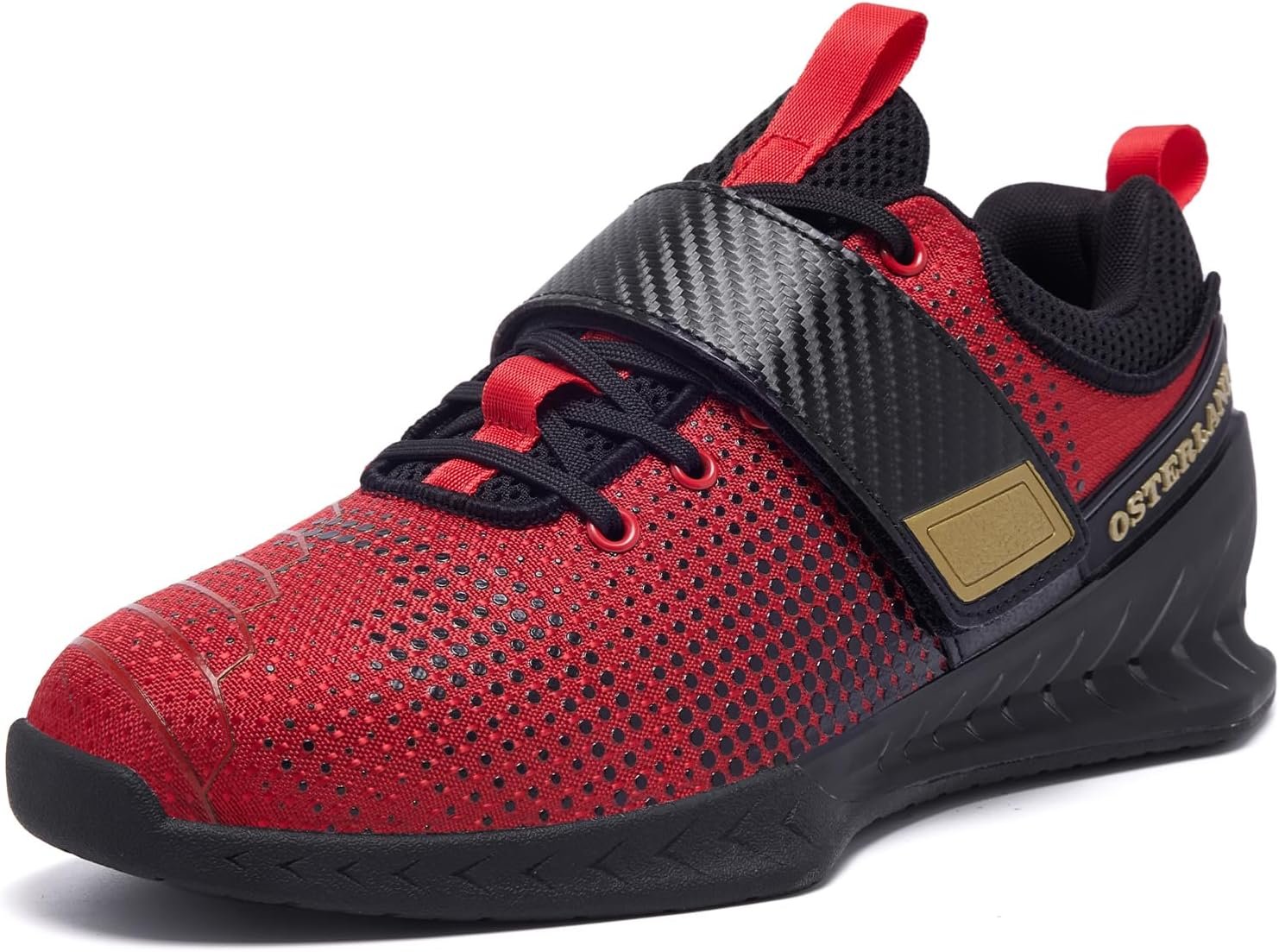 Osterland Weightlifting Shoes for Men Women,1.4 Inch Squat Shoes | High-Performance Non Slip Breathable Training Shoes for Lifting Powerlifting Deadlifts Gym Workout