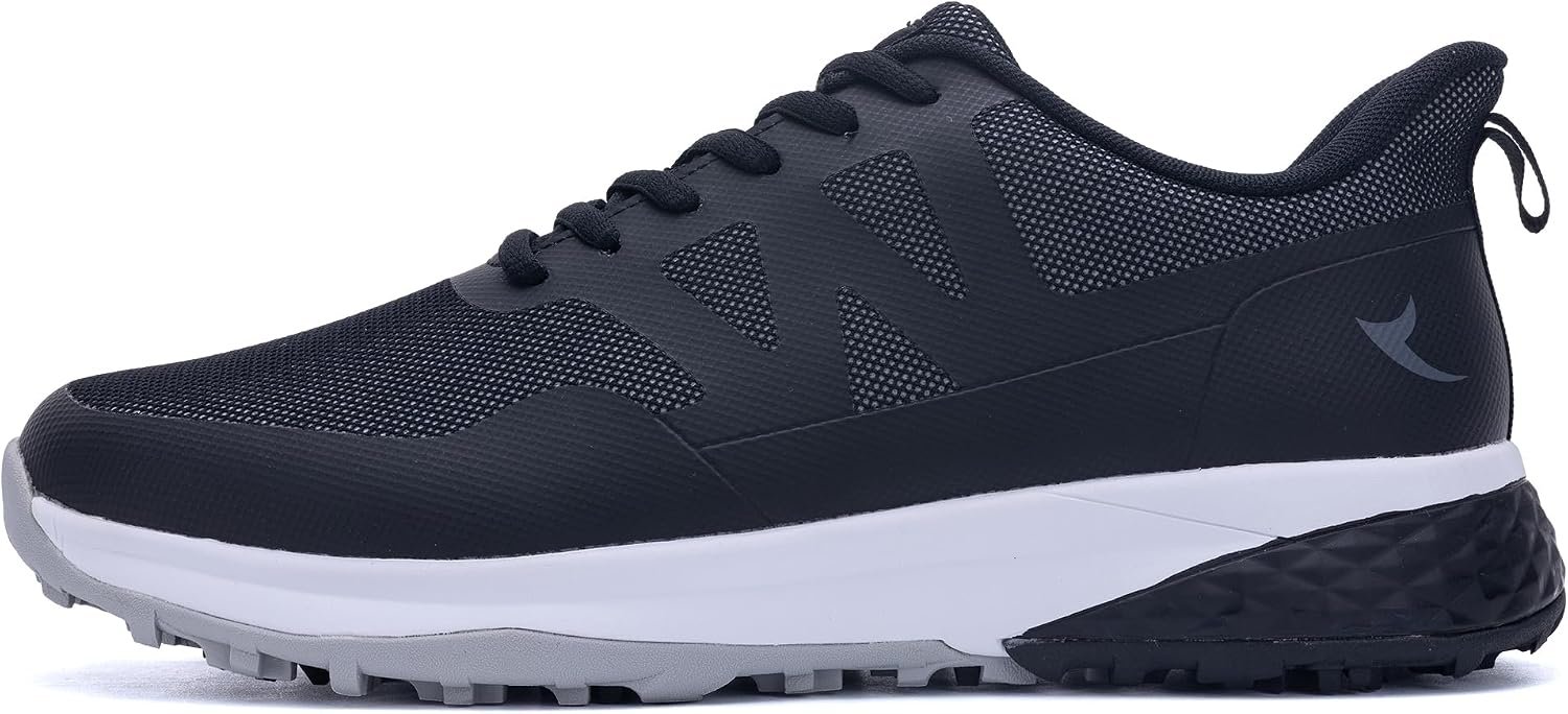 Mens Golf Shoes Professional Outdoor Waterproof Spikeless Golf Sneakers for Men US 7-12