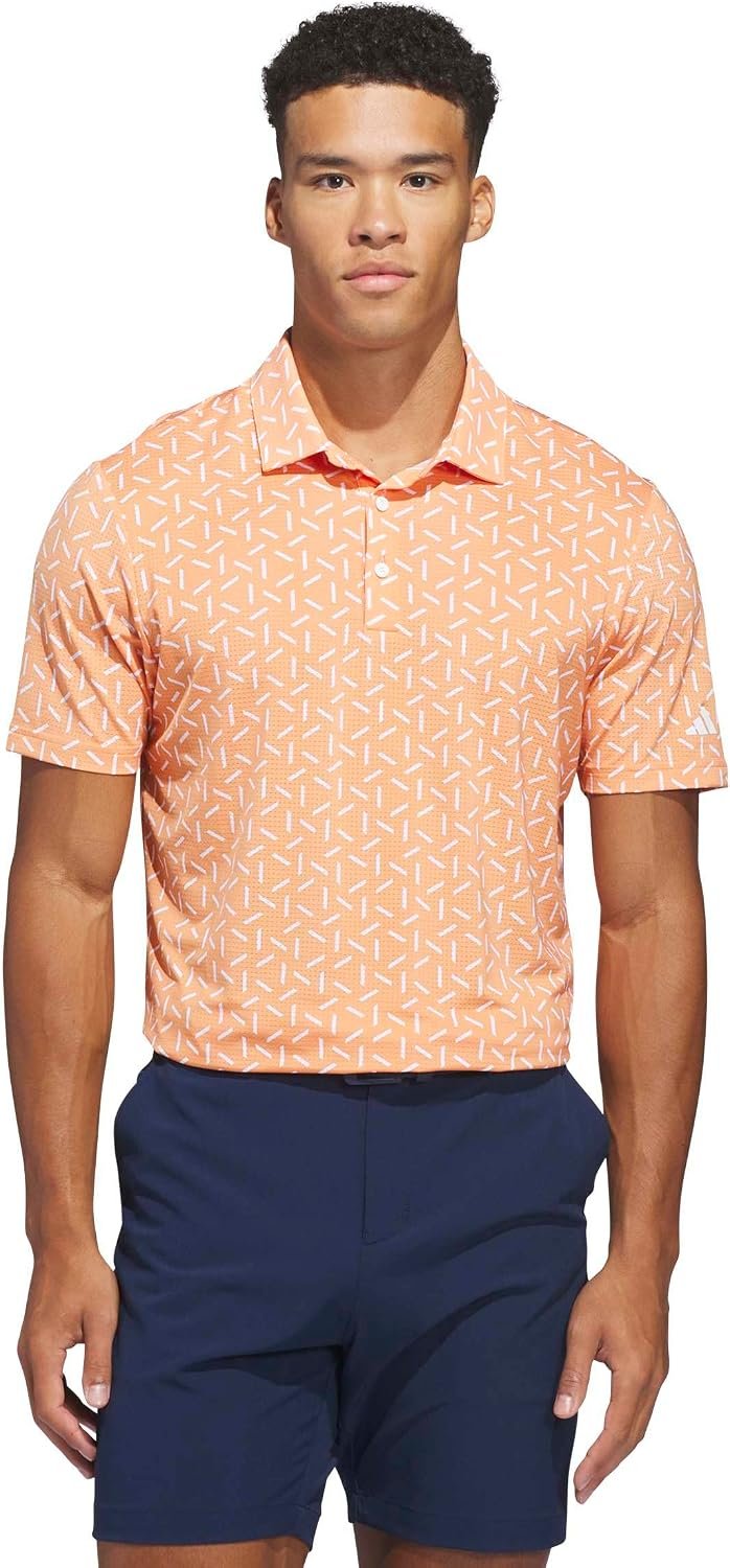 adidas Men’s Ultimate365 Mesh Print Climacool Polo