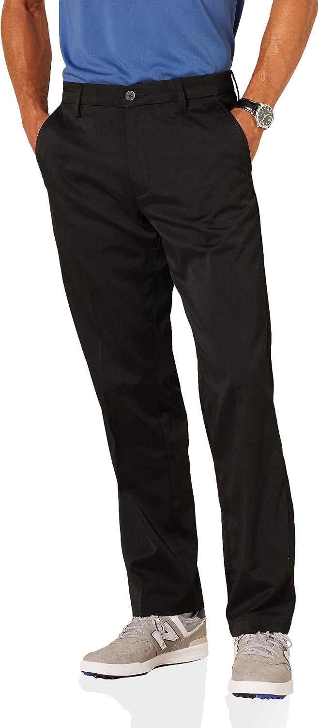 Amazon Essentials Men’s Classic-Fit Moisture-Wicking Stretch Golf Pants with Active Waistband (Available in Big & Tall)