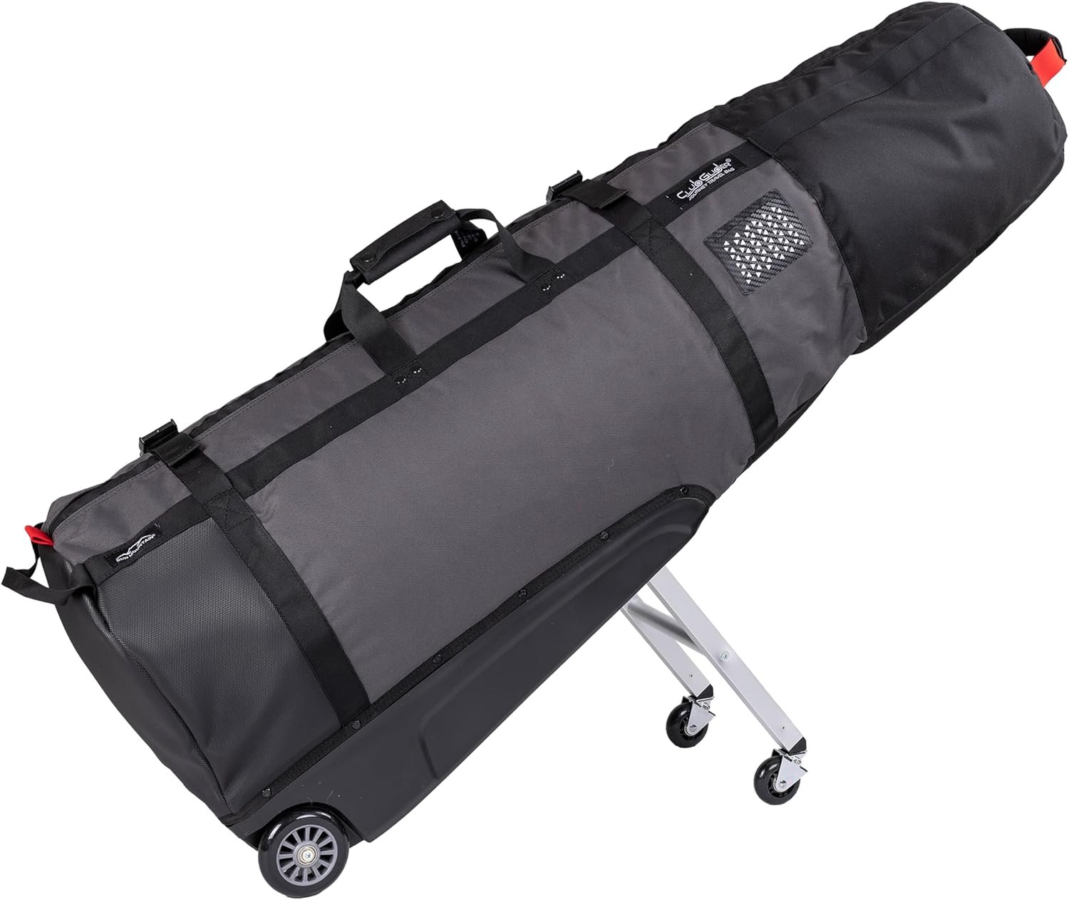 Sun Mountain ClubGlider Journey Golf Travel Bag – 4-Wheel Rolling System, Extendable & Retractable Legs for Easy Transport, Effortless Travel & Maneuverability