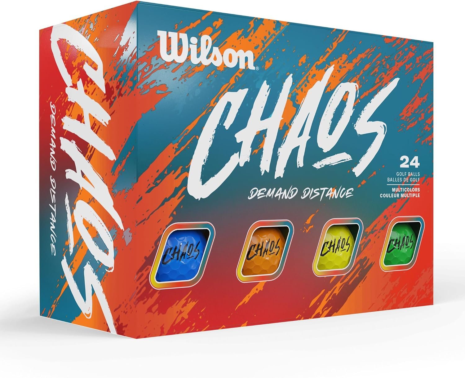 WILSON 2024 Chaos Golf Balls – 24 Balls