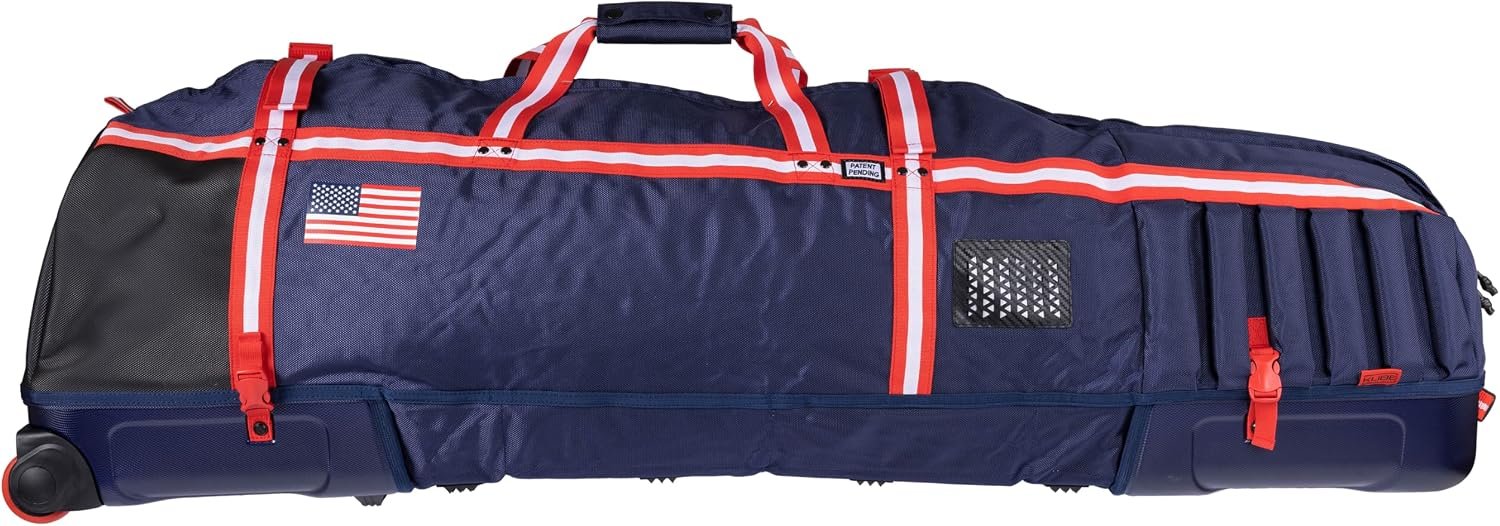 Sun Mountain Kube Golf Travel Bag, 2-Wheel Rolling System-Compact Storage Case