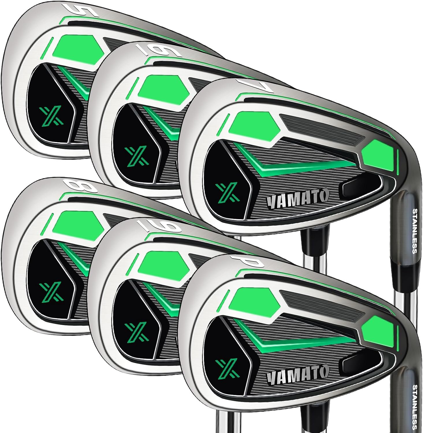 Yamato Golf Iron Individual or Complete Golf Iron Sets 5 6 7 8 9 PW Driving Irons 2 3 4 Right Handed Premium Golf Irons for Men High Performance