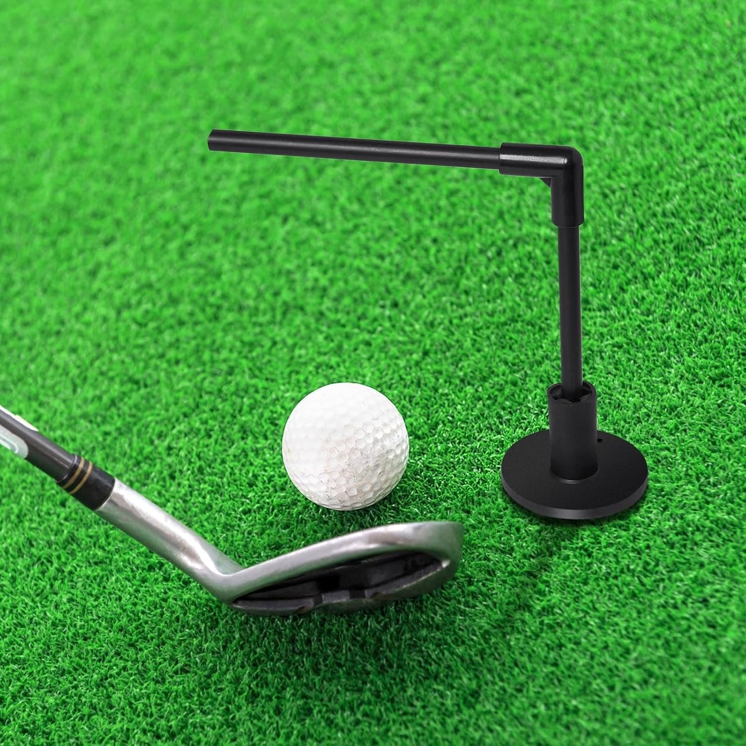 Golf Slice Corrector – Portable Inside Approach Swing Trainer, Lightweight Practice Aid for Golfers of All Ages & Skill Levels – Reduce Slicing Topping (Right-Angle Design)