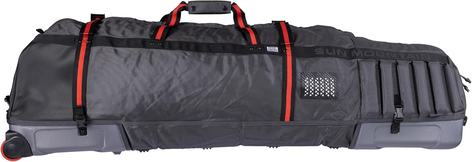 Sun Mountain Kube Golf Travel Bag, 2-Wheel Rolling System-Compact Storage Case