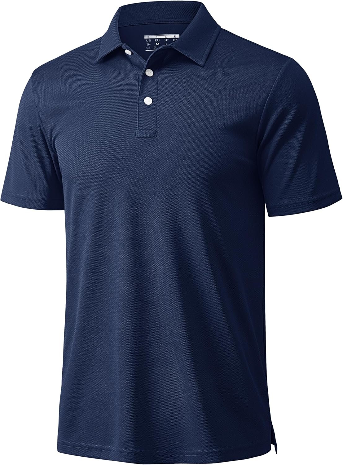MAGCOMSEN Men’s Polo Shirts 3 Buttons Casual Work T Shirts Quick Dry Short Sleeve Golf Shirt Pique Jersey Outdoor Performance