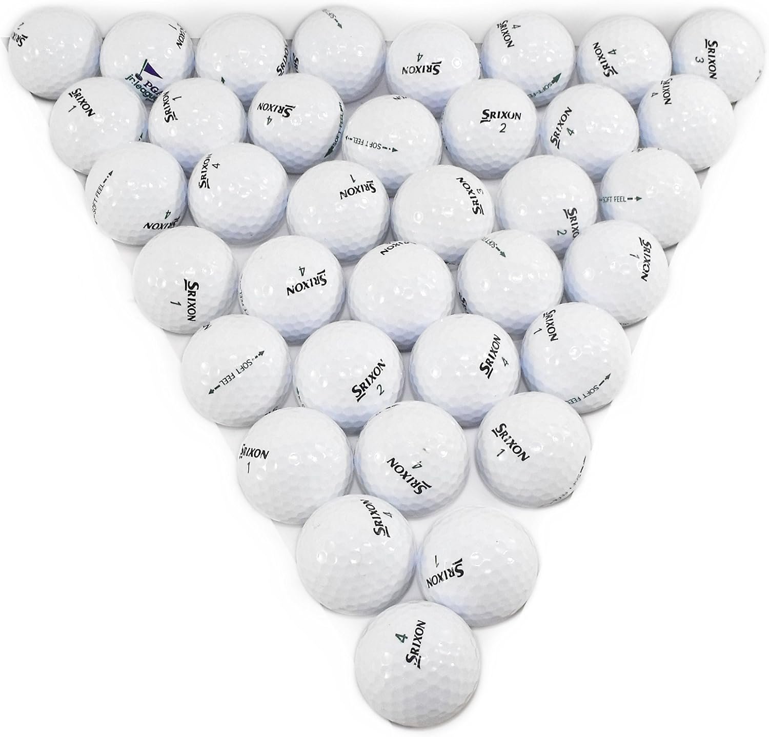 Srixon Softfeel White 36 Pack Golf Balls – Mint Condition – 36 Count – Adult, Outdoor, Golfing
