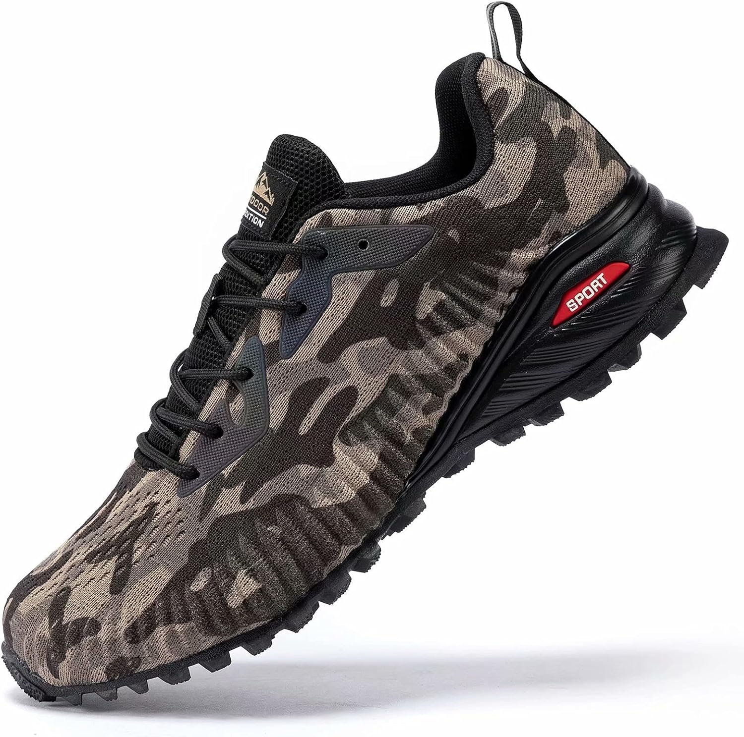 Kricely Men’s Trail Running Shoes Fashion Walking Hiking Sneakers for Men Tennis Cross Training Shoe Outdoor Snearker Mens Casual Workout Footwear