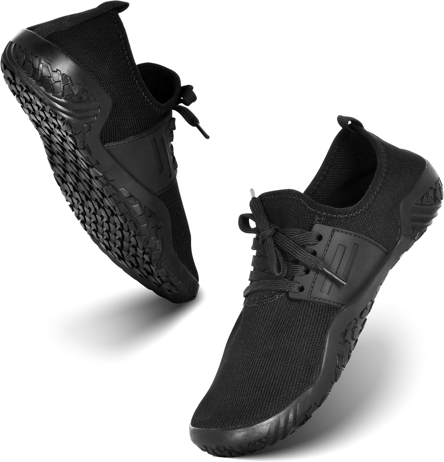 Weightlifting Barefoot Shoes for Men – Deadlift Barefoot Workout Shoes for Women & Men, Minimalist Weight lifting & Sports Footwear, Fitness Squat Non Slip Pattern Deadlift Training & Boxing Flat Sneakers