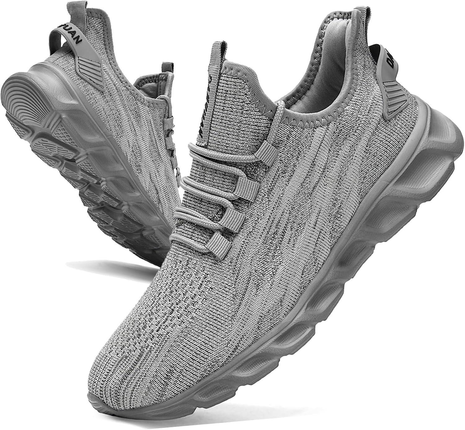ZGPWZWL Mens Running Shoes Tennis Gym Workout Athletic Sneakers for Men | Walking | Slip On | Non Slip | Lightweight | Breathable | Flexible Sole | Soft Fabric | Fashion | Machine Washable
