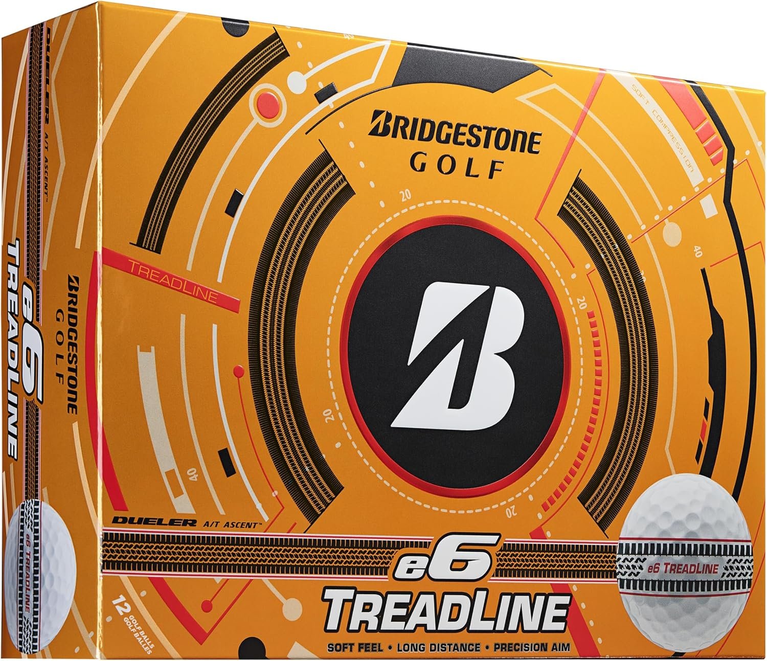 Bridgestone Golf e6 Soft Treadline