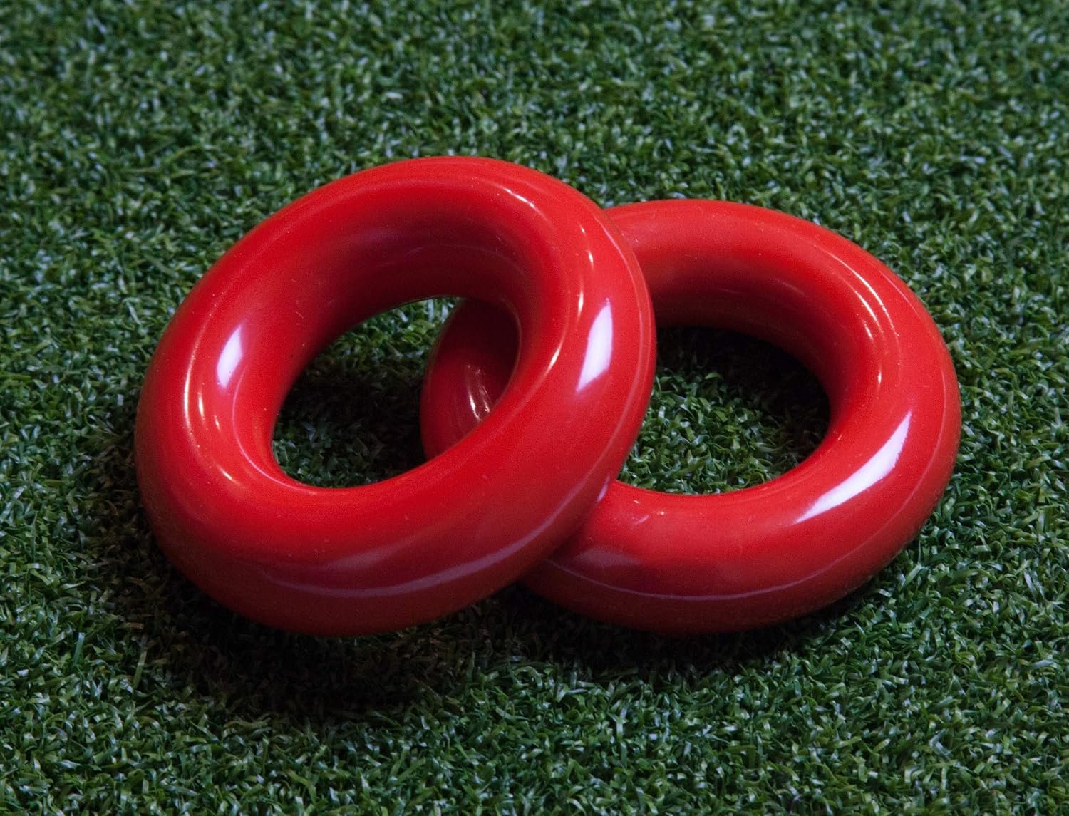 Murray Sporting Goods Golf Swing Weight Ring (2-Pack) | Red Golf Club Swing Trainer Rings – Weighted Golf Donut Accessory Good for Golf Practice, Training or Warm Up
