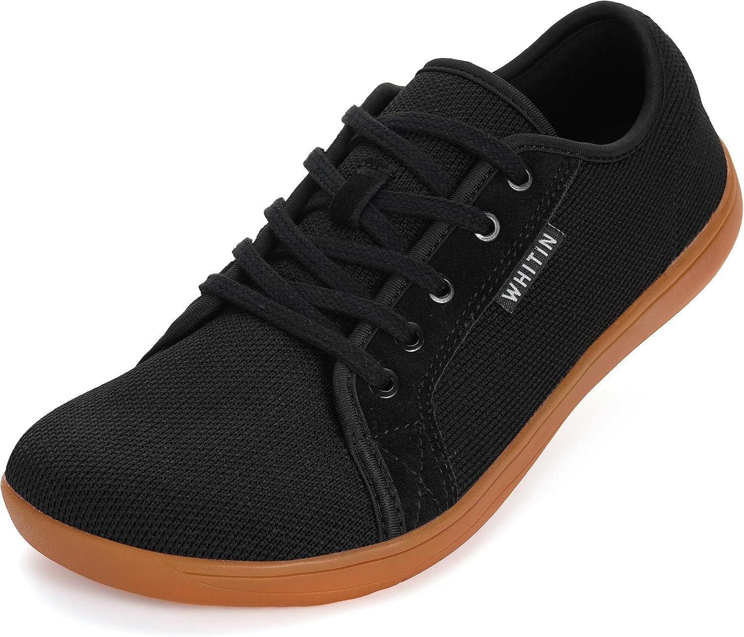 WHITIN Men’s Wide Barefoot Sneakers for Optimal Relaxation W81 | Foot-Shaped Fit, Ground Feel, Lightweight & Breathable, Versatile Comfort for Walking, Standing & Training