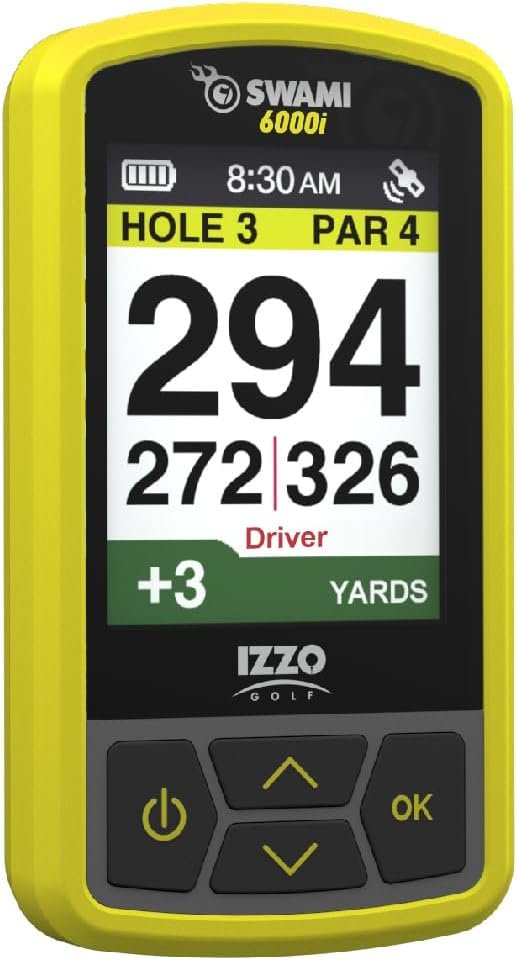 Izzo Swami Golf GPS Rangefinder – Color Display & Scorekeeper