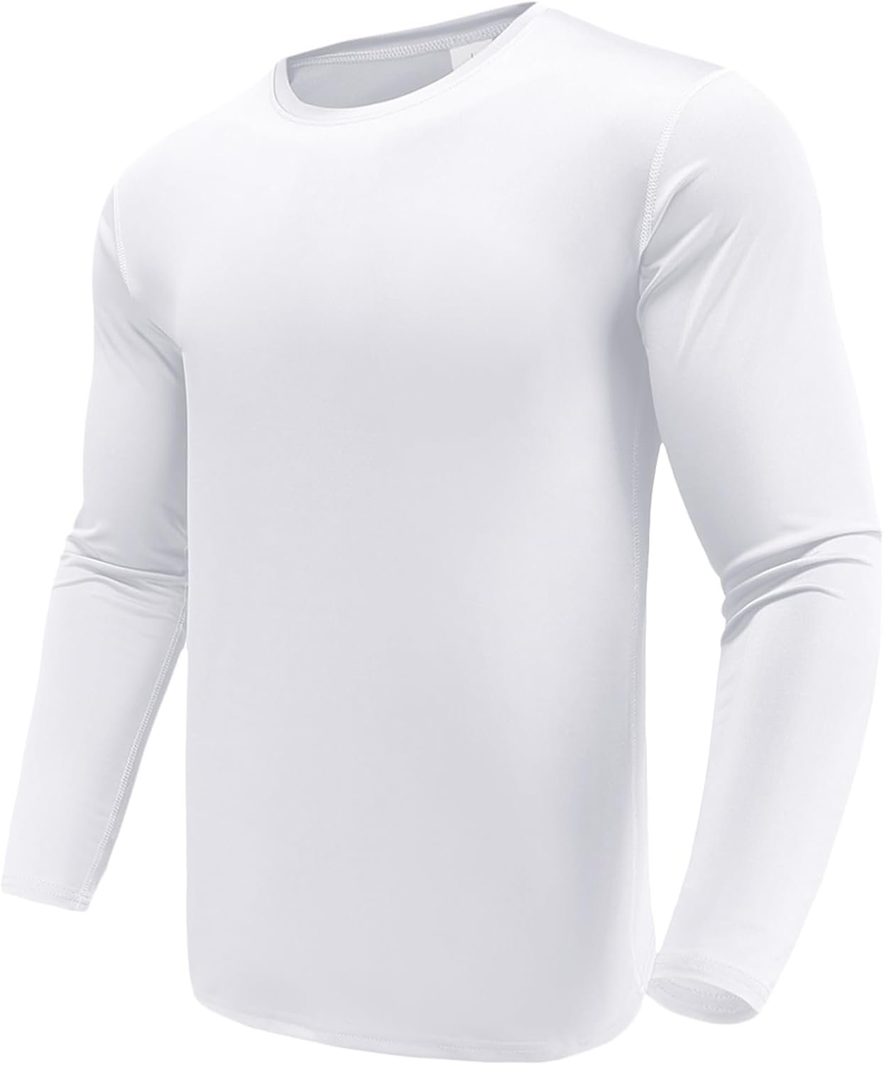 Men’s 1, 3 or 5 Pack Performance Long Sleeve T-Shirts, UPF 50+ Sun Protection Shirts, Athletic Gym Workout Shirts for Running