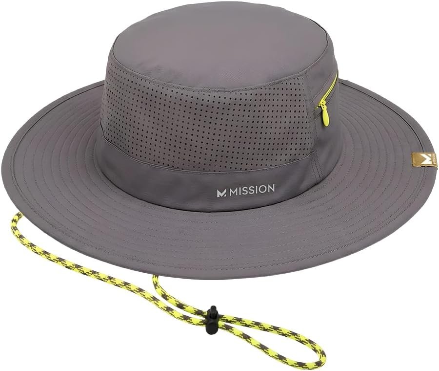 MISSION Cooling Anywhere Boonie Hat – Unisex Wide-Brim Hat for Men & Women – Cools Up to 2 Hours – UPF 50 Sun Protection