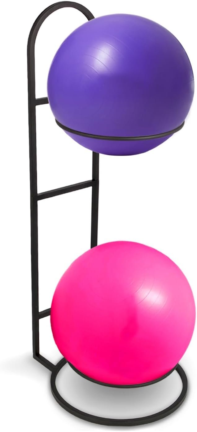 Stability Ball Rack,Yoga Ball Holder, Medicine Ball Holde Vertical Storage for Commercial Gyms, Home Gyms, and Studios