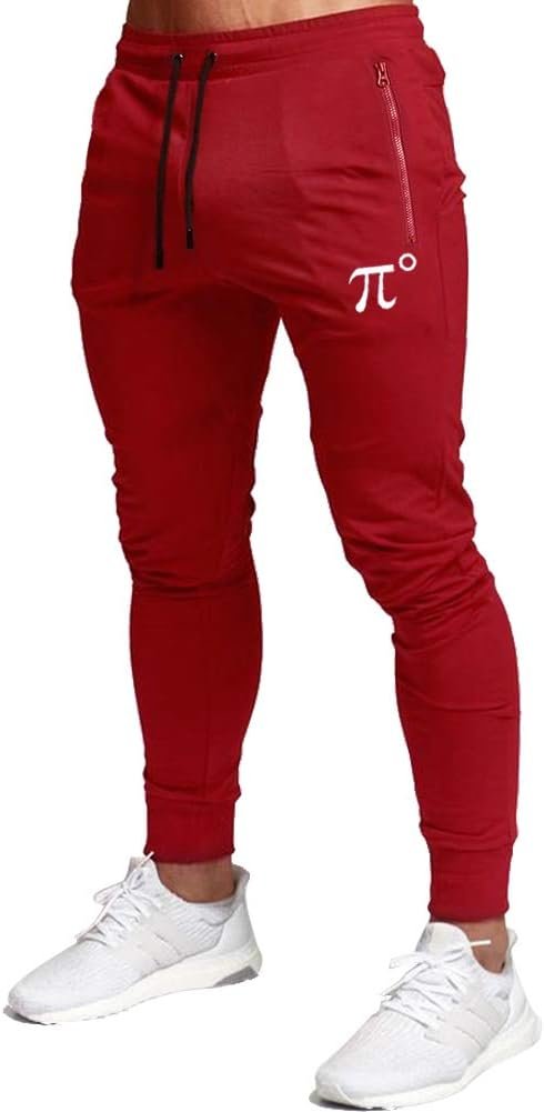 Wangdo Men’s Joggers Sweatpants Gym Training Workout Pants Slim Fit | Cotton, Tapered,Drawstring Elastic Waist,2 Zipper Pockets,Track Bottoms,Straight, Sweat Pant,Soft,Daily Workout Wear.