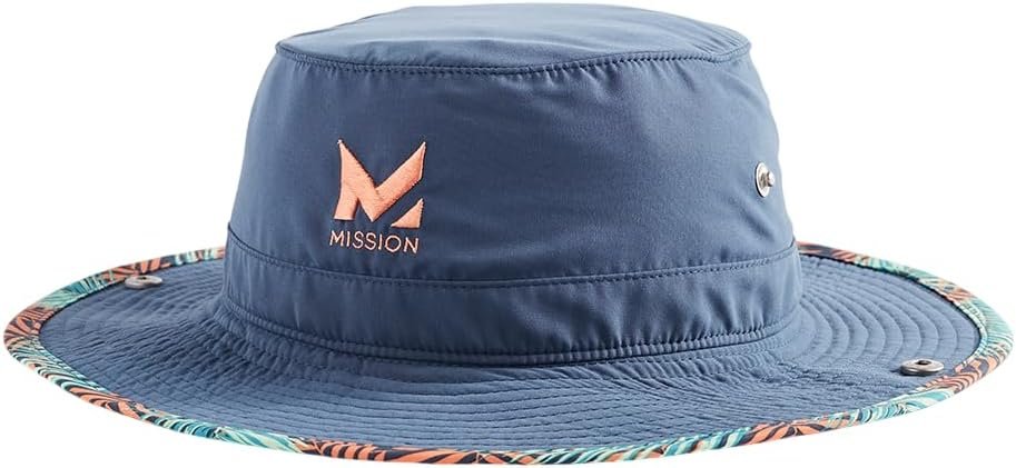 MISSION Cooling Bucket Hat – Unisex Wide-Brim Hat for Men & Women – Lightweight, Foldable & Durable – Cools Up to 2 Hours