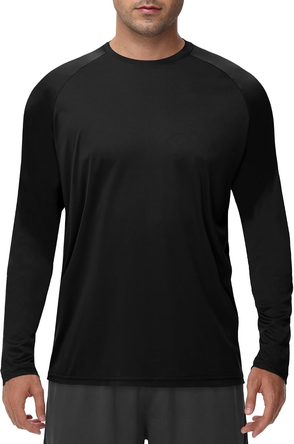 Long Sleeve Shirts for Men – Quick Dry Moisture Wicking UV UPF Sun Protection T-Shirts for Fishing Workout Swim