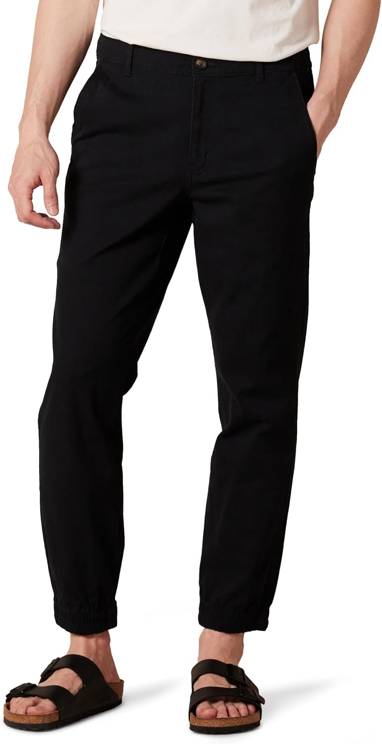 Amazon Essentials Men’s Slim-Fit Cotton Joggers, Breathable