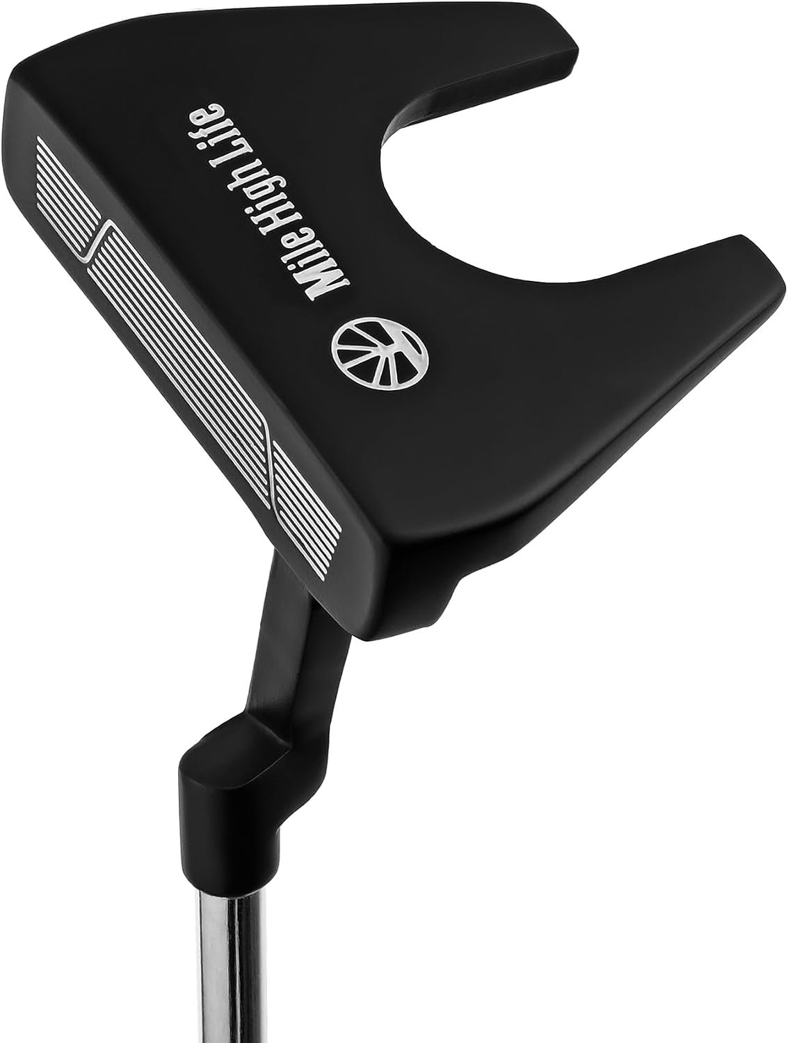Mile High Life Men’s Golf Putter Left Handed | with Anti-Slip Rubber Grip | Putters w Aim Line | Entry Level Golfer Putter | Value Alternative to Major Brands