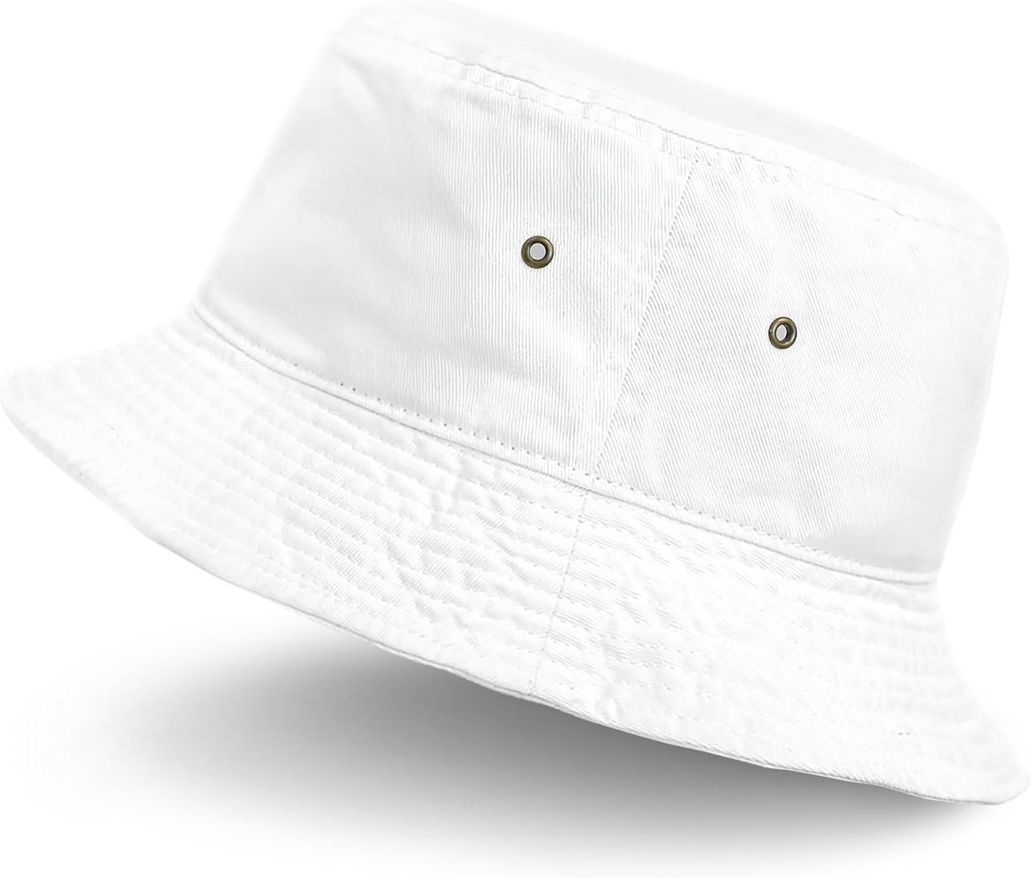 Cotton Bucket Hat Packable Sun Hat – Unisex Summer Travel Beach Fisherman Hat for Men Women Outdoor Fishing Hiking