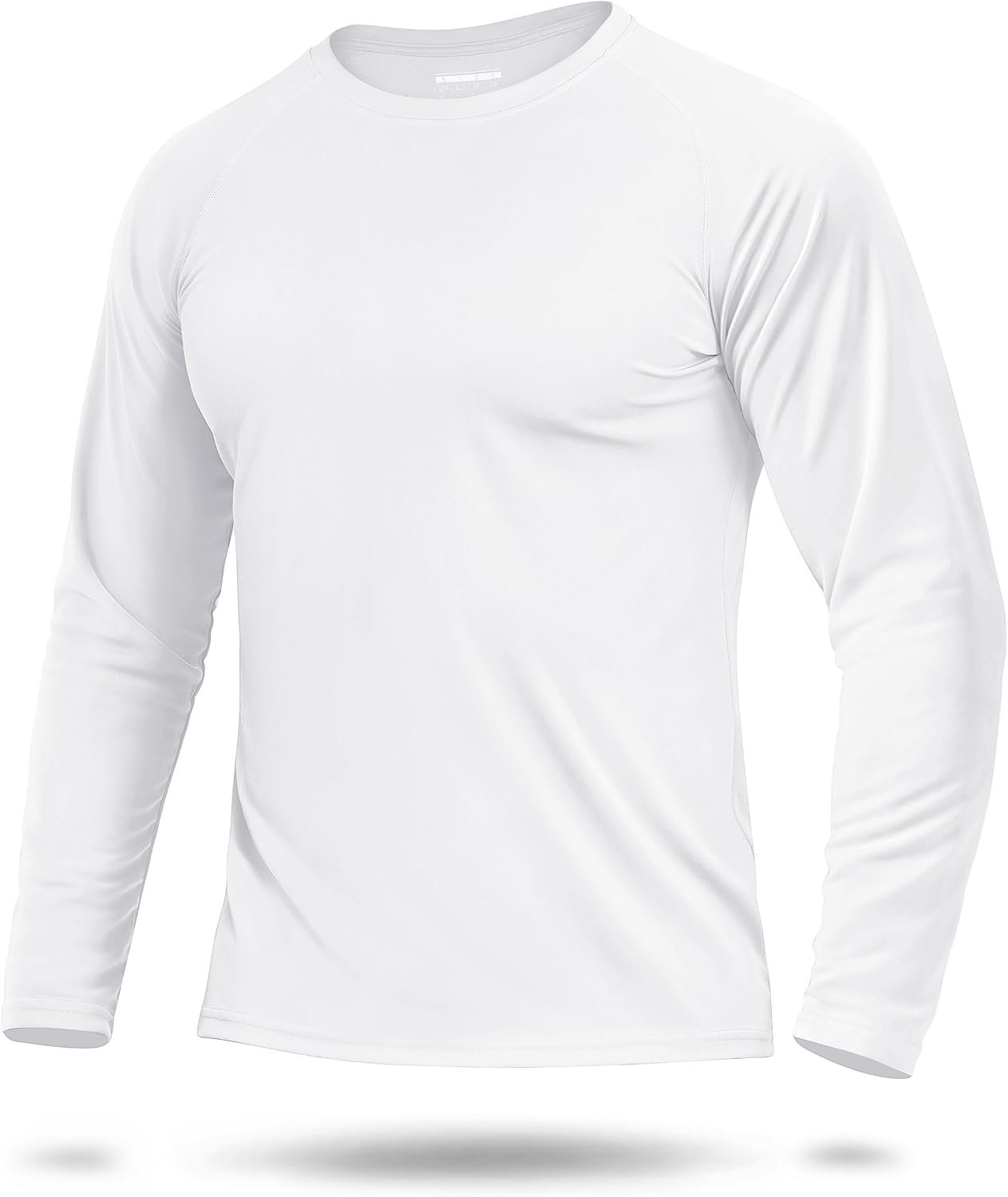 Boladeci Men’s UPF 50+ Sun Protection UV SPF Shirts Long Sleeve Lightweight Quick Dry Swim T-Shirts Rash Guard