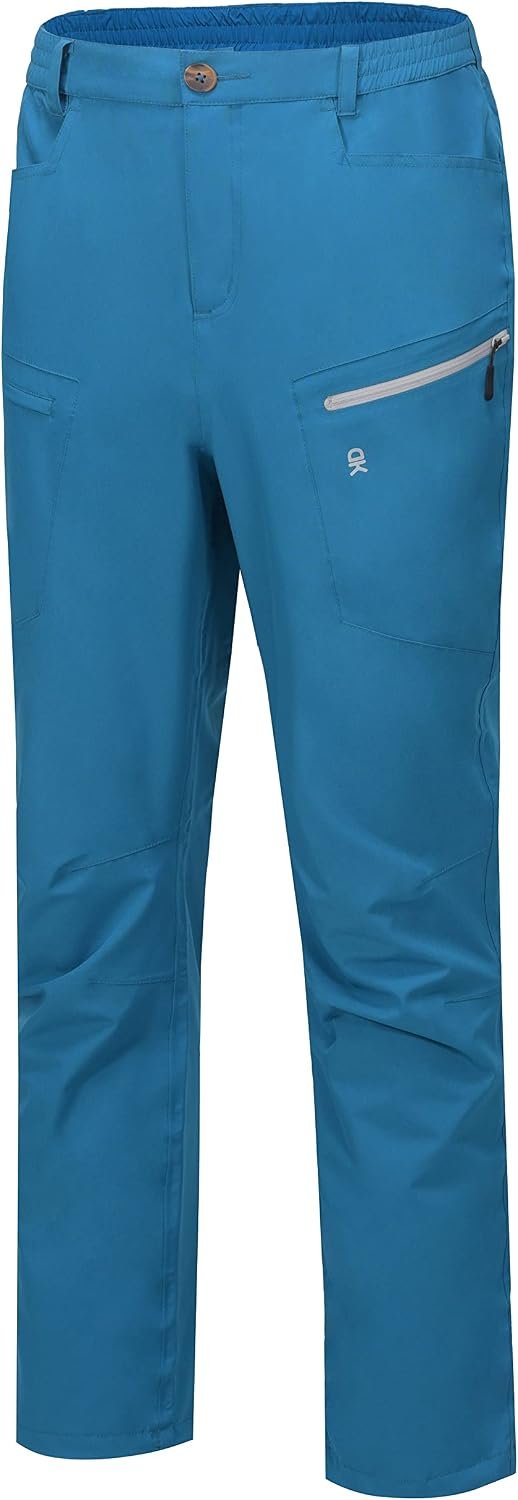 Little Donkey Andy Mens Rain Pants Waterproof Lightweight Breathable Rainproof Pants for Hiking Golf Fishing