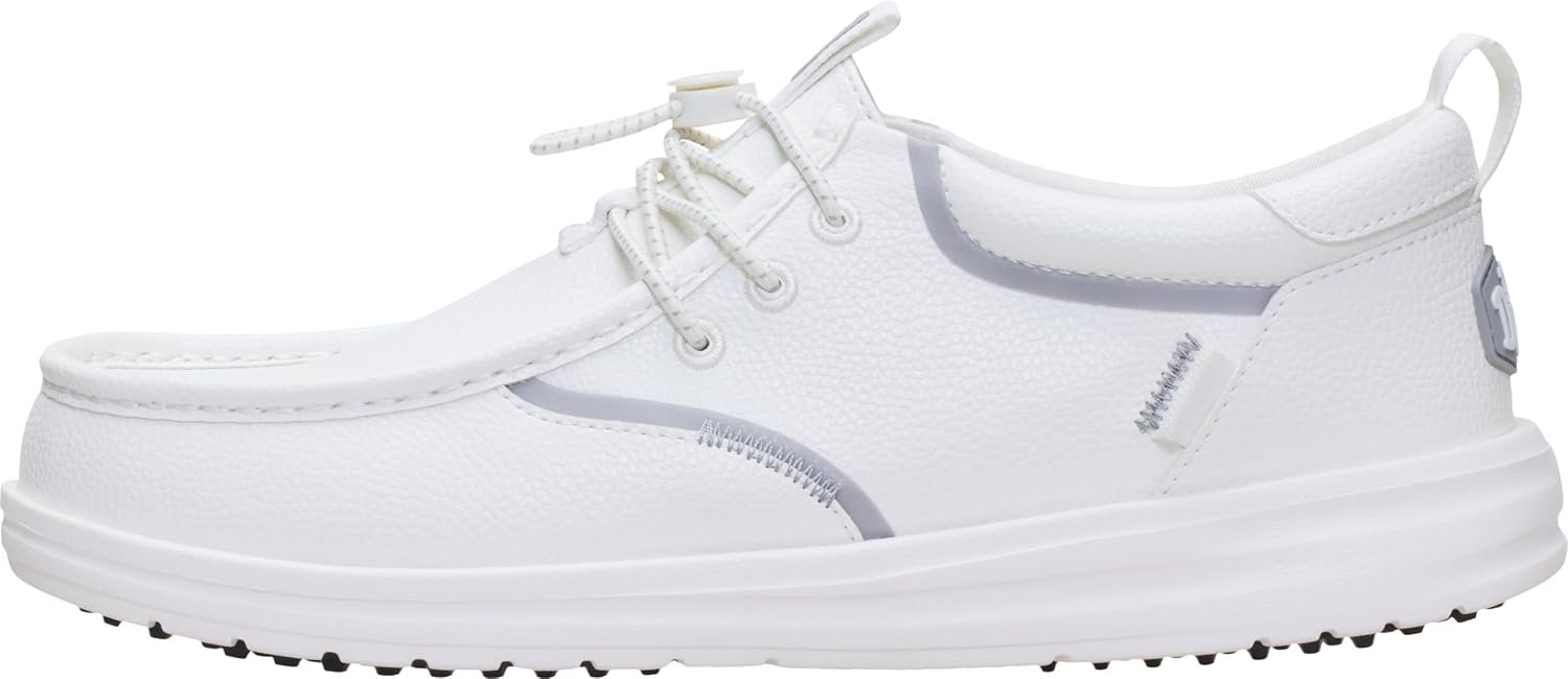 HEYDUDE Men’s Wally Golf Classic TG Slip On Shoe | Lightweight Spikeless Golf Shoe | Flexible Traction | Easy On Fit