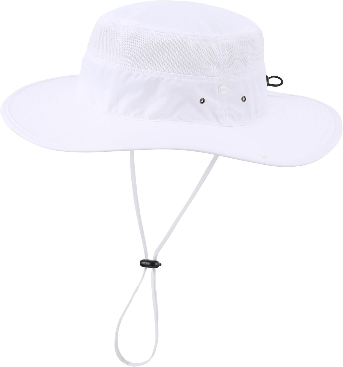 UPF 50+ Wide Brim Sun Hat for Men Breathable Cowboy Boonie Hats Outdoor Bucket Hat for Fishing Hiking Safari