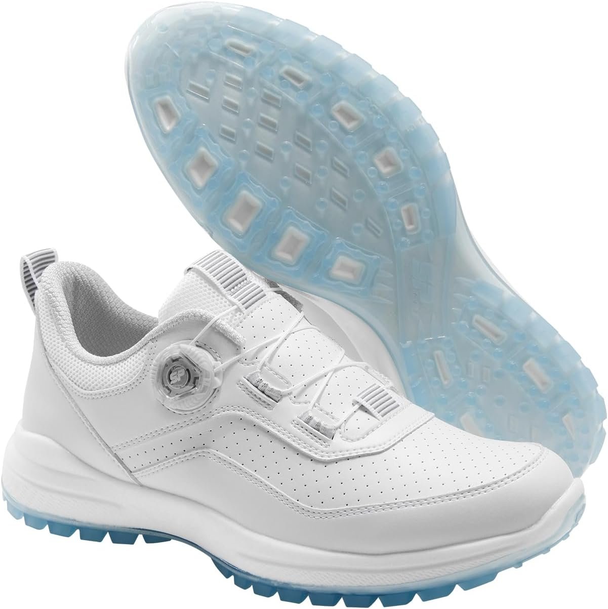 SOUTHPORT Men’s Golf Shoes, Lightweight Waterproof Spikeless Golf Shoes for Men, Durable Non-Slip Golf Shoe for 18-Hole Tournament, Indoor & Outdoor Golf Training