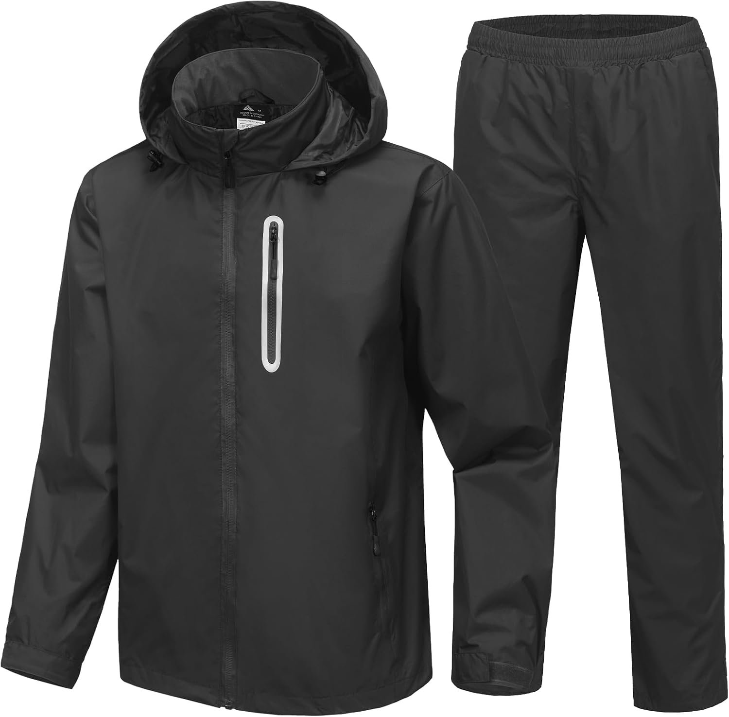 SWISSWELL Men’s Waterproof Golf Rain Suit Rain Gear Jacket and Pants Lightweight for Golf Fishing Big and Tall S-5XL